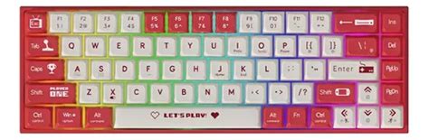 Teclado Mecânico Gamer Ajazz Ak680 Fio 60 Hot Swap Frete grátis