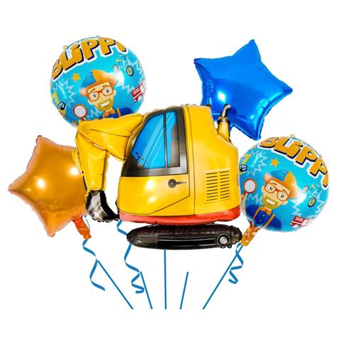 Blippi Theme Balloon Decoration Blippi Banner Balloon Bundle