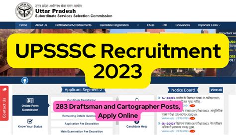 UPSSSC Recruitment 2023 283 Draftsman And Cartographer Posts Apply