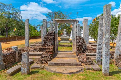 Thuparamaya Image House at Anuradhapura at Sri Lanka Stock Image ...