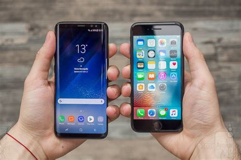 Samsung Galaxy S8 Vs Apple Iphone 7 Phonearena