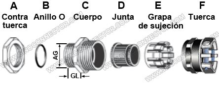 Fabricante De Conectores Racores Prensaestopas Prensa Estopas