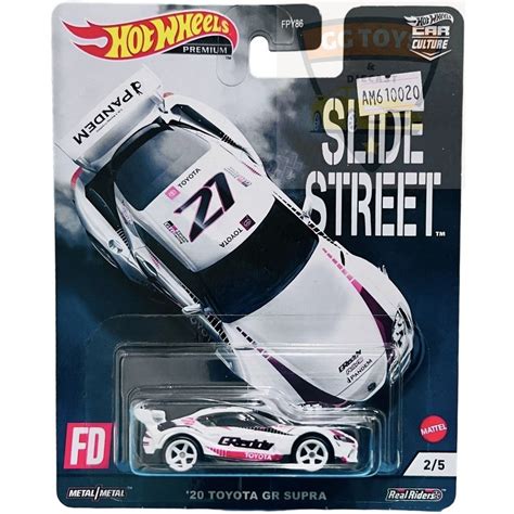 Jual Hotwheels Hot Wheels Premium Car Culture Slide Street Toyota GR Supra Shopee Indonesia