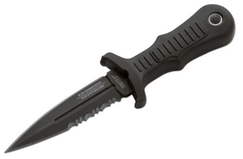 United Cutlery Sub Commander Black Fixed Knife Hristo Airsoft Store