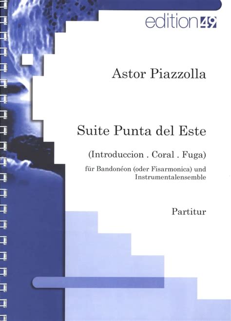 Suite Punta Del Este Von Astor Piazzolla Im Stretta Noten Shop Kaufen