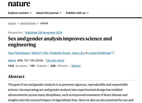 Projects Sex And Gender Health Policy