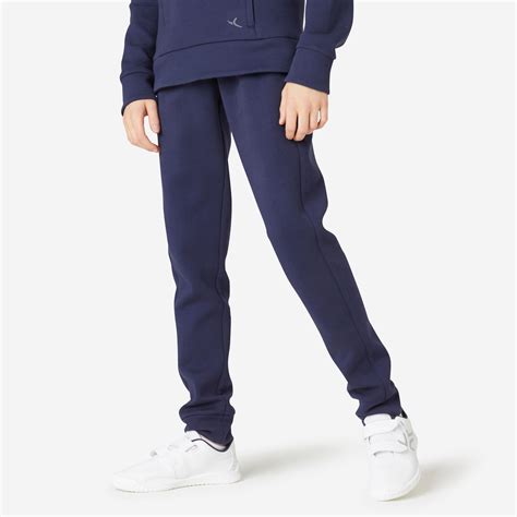 Pantalon De Jogging Poches Zipp Es Marine Enfant Domyos Decathlon