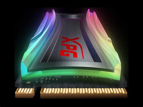 XPG SPECTRIX S40G RGB M.2 2280 512GB PCI-Express 3.0 x4 3D TLC Internal ...