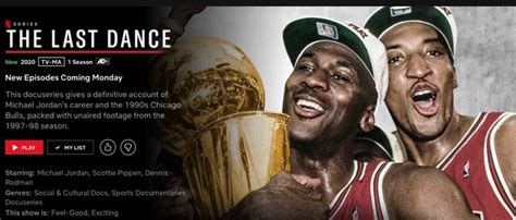 Michael Jordan Docuseries ‘The Last Dance’ Now Streaming on Netflix ...