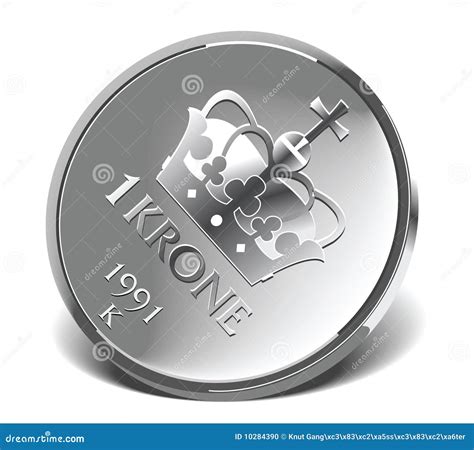 Norwegian krone stock illustration. Illustration of cash - 10284390