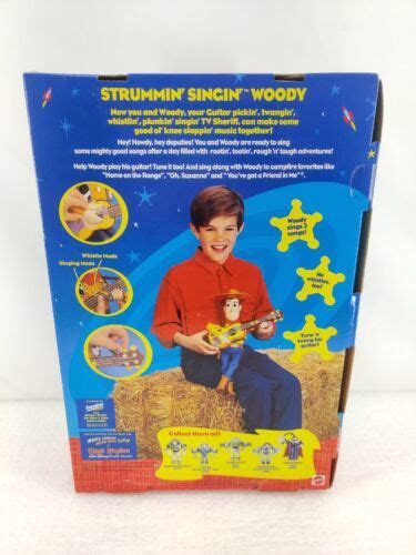 Vintage Disney Pixar 1999 Toy Story 2 Strumming Singing Woody 4657519742