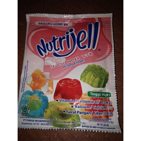 Jual Nutrijell Jelly Powder Jeli Serbuk Instan Nutrijel Puding Nutrijel