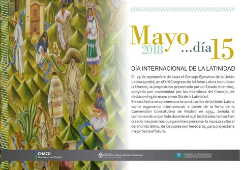 DirecciÓn De DocumentaciÓn Y ProducciÓn De Contenidos 15 De Mayo DÍa