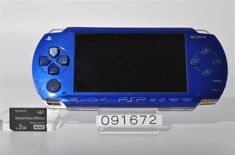 Sony PSP 1000 Launch Edition 1GB Metallic Blue Handheld System For Sale