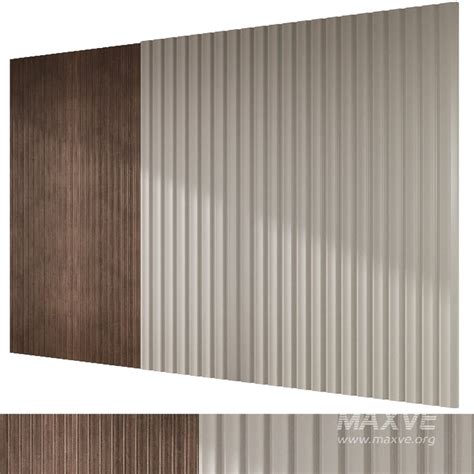 Wall 3d panel set2 3d model Download Maxve