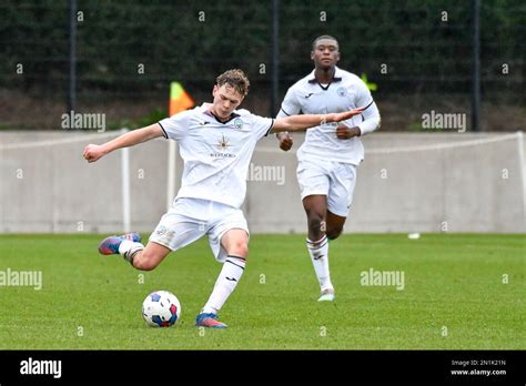 Swansea Wales 4 February 2023 Thomas Woodward Of Swansea City In