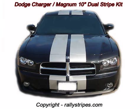 2006 2013 Dodge Charger Racing Rally Stripes Automobile Racing Stripes