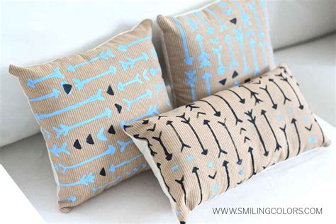 how-to-stencil-on-fabric - Smiling Colors