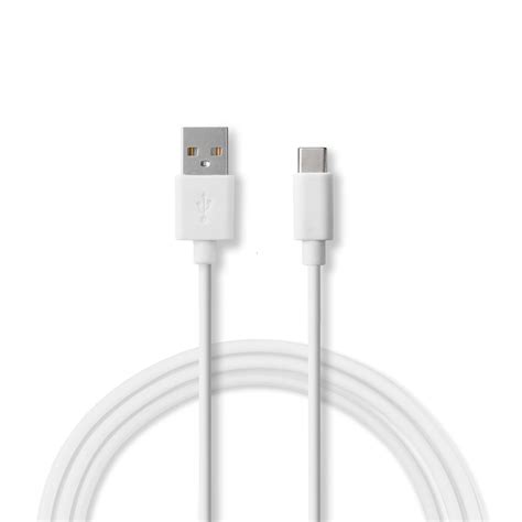 Nedis Auto Oplader A Losse Kabel Usb C Wit