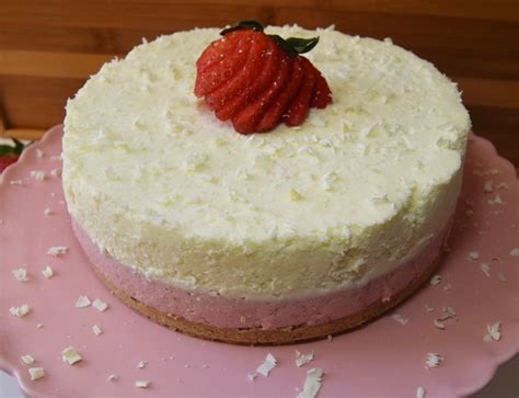 Cocinando Para La Felicidad Tarta Sin Horno De Chocolate Blanco Y Fresas