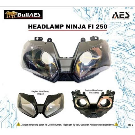 Jual Headlamp Ninja 250Fi Reflektor Ninja 250 Fi Kawasaki Shopee