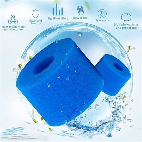 Filtre en mousse pour Spa et Piscine Éponge Filtre s1 pour Intex