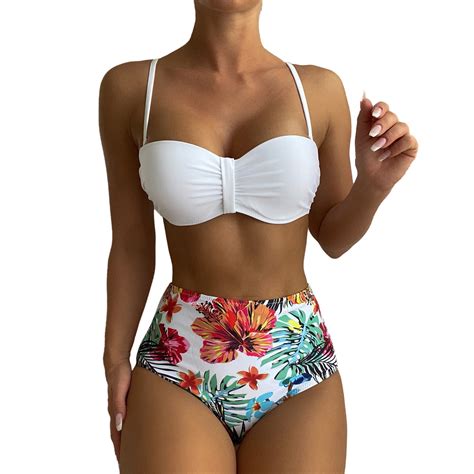 PMUYBHF Female July 4 Womens Bikini Underwear Cotton Women Print