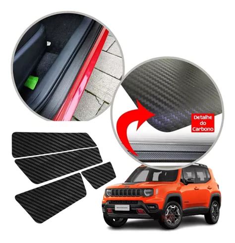 Soleira Porta Fibra De Carbono Jeep Renegade 2021 2022 2023 MercadoLivre