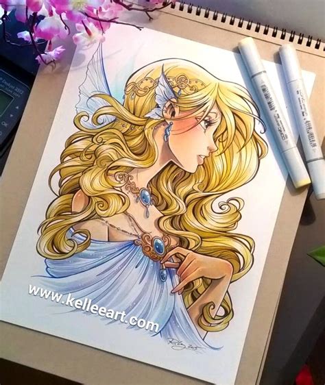 Enchanting Fairy Girl Art Commission By Kellee Riley