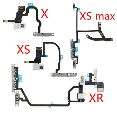 Botones De Encendido De Volumen Y Silencio Para Iphone X Xs Max Xr