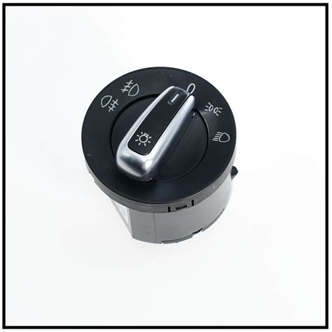 1 Pcs Oem Chrome European Headlight Control Switch For Vw Golf Mk5 Mk6 Passat B6 5nd 941 431 A