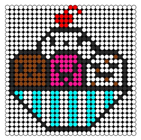 Kawaii Food Perler Bead Patterns