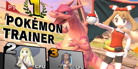 Super Smash Bros Ultimate Mod Adds In Pokemon Trainers May Lillie