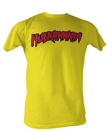 Yellow Hulkamania Tee Hogans Beach Shop