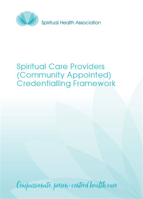 Standards Spiritual Health Association