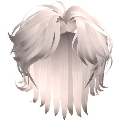 Messy Middle Part Platinum Blonde Hair S Code Price Rblxtrade