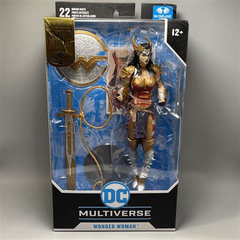 Mavin DC Multiverse Wonder Woman Todd Mcfarlane Designed Gold Label 7