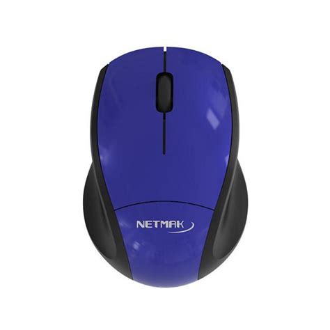 Mouse Inalambrico Mini MW08 Azul Netmak Lang Tecnologia