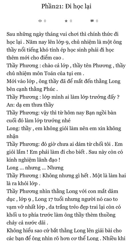 Truyện Sex Gay Học Sinh on Twitter Truyện sex gay Thời Học sinh Phần Đi học lại