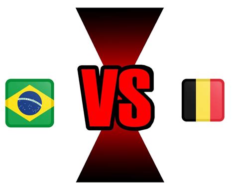 Fifa World Cup 2018 Quarter Finals Brazil Vs Belgium Png Image Png Svg