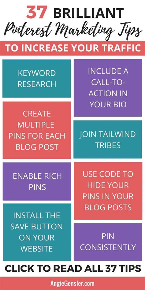 Brilliant Pinterest Marketing Tips To Increase Traffic Marketing