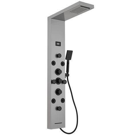 BWE 8 Jet Rainfall Shower Tower Shower Panel System With Rainfall