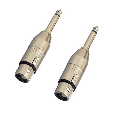 Xlr To Female Mm Mm Jack Lead Plug Mic Microphone Cable Adapter