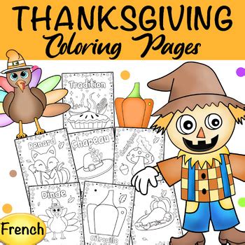 French Thanksgiving Coloring Pages Art Activities L Action De Gr Ce