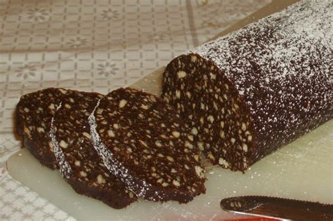 Salame Di Cioccolato Ricetta Facile TORTA FACILE