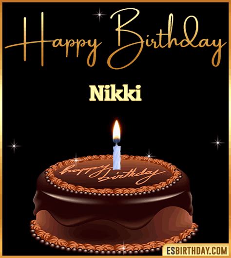 Happy Birthday Nikki GIF 🎂 Images Animated Wishes【28 GiFs】