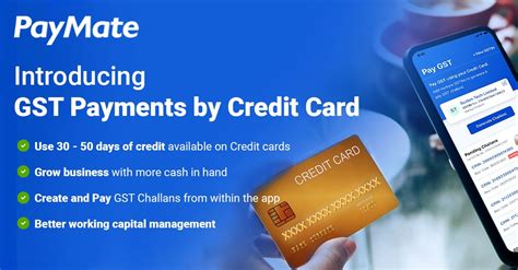 Paymate On Linkedin Paymate App Pay Gst Challans Via Credit Card