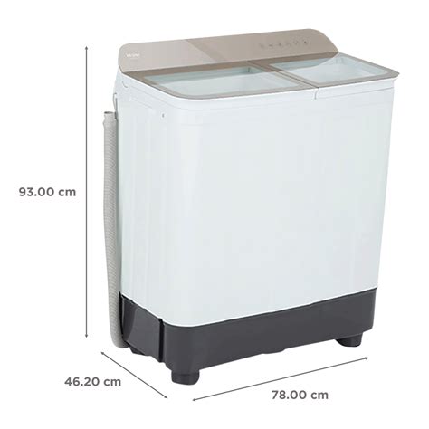 Buy Haier 7 Kg 5 Star Semi Automatic Washing Machine With Anti Rat Mesh Htw70 178 Champagne