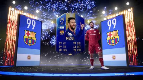 Pack Opening FUT 19 On Pack Messi TOTS YouTube