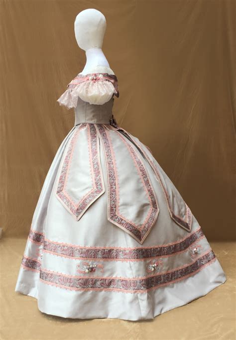 1860s Ballgown Victorian Dress Etsy